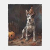 Couverture Polaire Australie Citrouilles de bétail Halloween effroi (Devant)