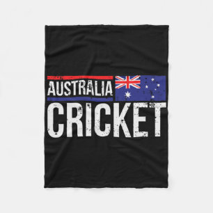 Couverture Polaire Australie Cricket Drapeau Maillot Match Tournoi Au