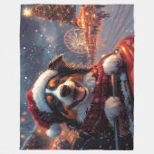 Couverture Polaire Australie Kelpie Dog Roller Dessous de verre Noël (Devant)