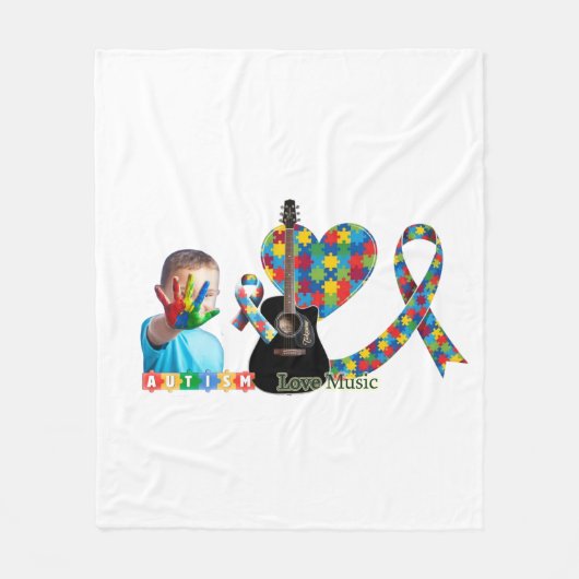 Couverture Polaire Autism (Devant)