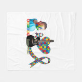 Couverture Polaire Autism (Devant (Horizontal))