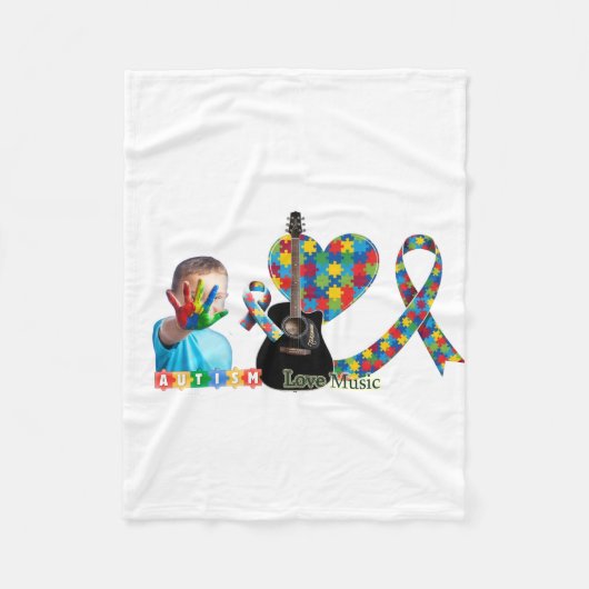 Couverture Polaire Autism (Devant)