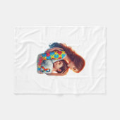 Couverture Polaire Autism (Devant (Horizontal))