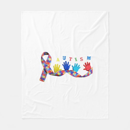 Couverture Polaire Autism (Devant)