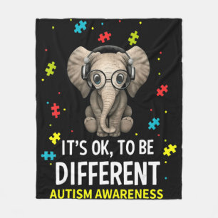 Couverture Polaire Autism Aware Acceptance Women Kid Its Ok To Be