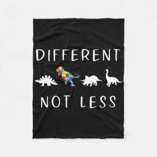 Couverture Polaire Autism Awareness Rex Different Not Less Kids Dinos