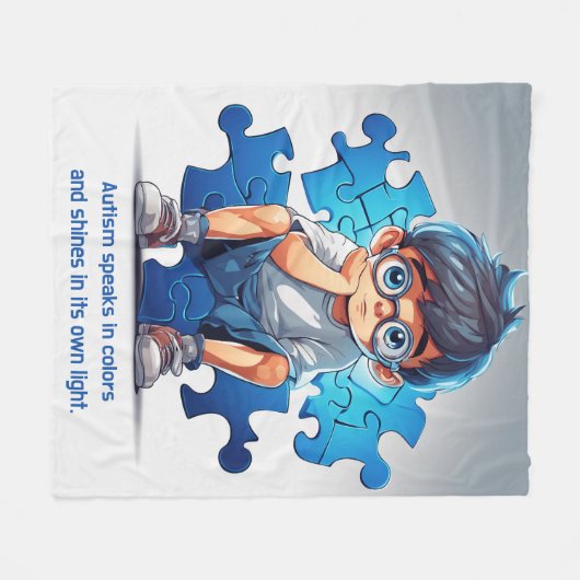 Couverture Polaire Autisme (Devant (Horizontal))