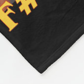 Couverture Polaire Autisme Powered F#ck Machine Drôle Skeleton meme (Coin)