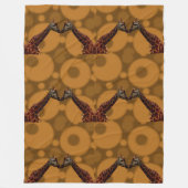 Couverture Polaire Auto-réflexion Giraffe, (Devant)