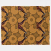 Couverture Polaire Auto-réflexion Giraffe, (Devant (Horizontal))