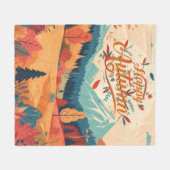 Couverture Polaire Automne/Automne/feuille/coloré (Devant (Horizontal))