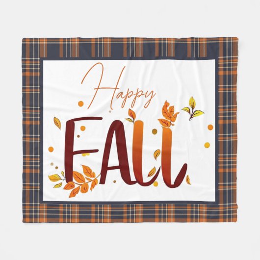 Couverture Polaire automne/automne/feuille/plaid (Devant (Horizontal))