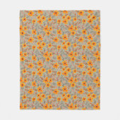 Couverture Polaire Automne Automne Floral Motif Sage Vert (Devant)