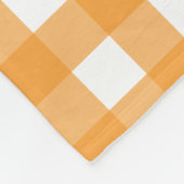 Couverture Polaire Automne Automne Orange Plaid Halloween Citrouille (Coin)