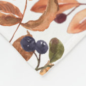 Couverture Polaire Automne bébé mignon bébé renard chute thème person (Coin)