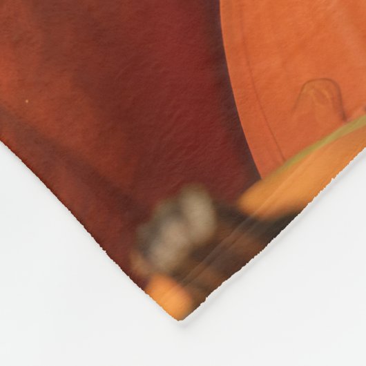 Couverture Polaire Automne Boston Terrier (Coin)