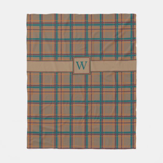 Couverture Polaire Automne Chic Plaid Toison Blanche (Devant)