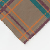Couverture Polaire Automne Chic Plaid Toison Blanche (Coin)