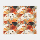 Couverture Polaire Automne Elegance Motif sans faille (Devant (Horizontal))