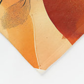 Couverture Polaire Automne Elegance Motif sans faille (Coin)