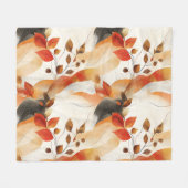 Couverture Polaire Automne Elegance Motif sans faille (Devant (Horizontal))