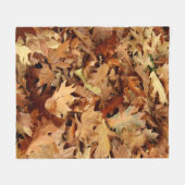 Couverture Polaire automne, feuille sec (Devant (Horizontal))