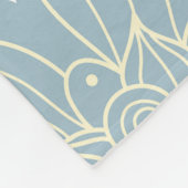 Couverture Polaire Automne Floral : Design saisonnier élégant (Coin)