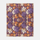 Couverture Polaire "Automne laisse Pinecones Motif sans faille (Devant)