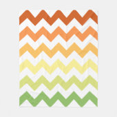 Couverture Polaire Automne moderne Chevron automne (Devant)