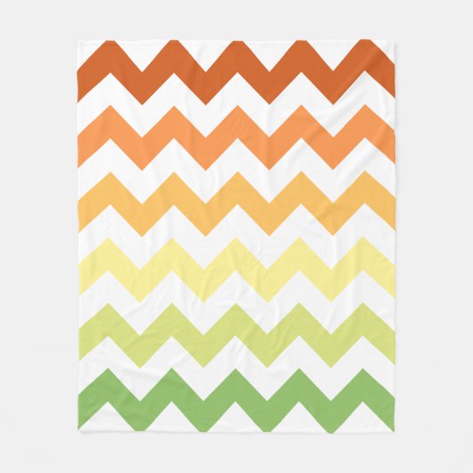 Couverture Polaire Automne moderne Chevron automne (Devant)