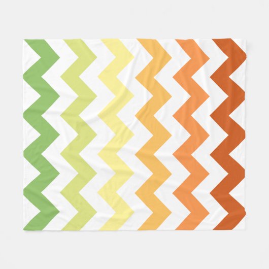 Couverture Polaire Automne moderne Chevron automne (Devant (Horizontal))