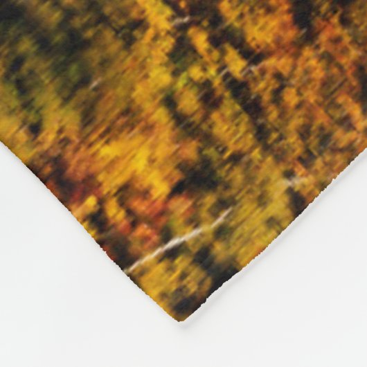 Couverture Polaire Automne Réflexion sur Russell Pond | New Hampshire (Coin)