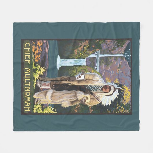 Couverture Polaire Automnes de Multnomah, OregonChief Multnomah (Devant (Horizontal))