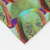 Couverture Polaire Autoportrait d'une femme serpent (Coin)