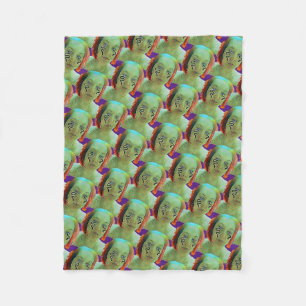 Couverture Polaire Autoportrait d'une femme serpent