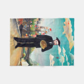 Couverture Polaire Autoportrait, Paysage, Rousseau (Devant (Horizontal))