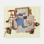 Couverture Polaire Autoportrait triple (Devant (Horizontal))