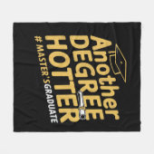 Couverture Polaire Autre degré plus chaud Diplôme de master (Devant (Horizontal))