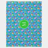 Couverture Polaire autre fête de la piscine Parson Jack Russell Terri (Devant)