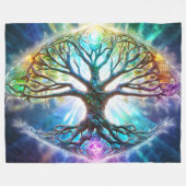 Couverture Polaire Autre plan du monde : L'arbre de vie lance (Devant (Horizontal))