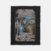 Couverture Polaire Autrefois Un Trucker Toujours Un Cadeau De Trucker (Devant)