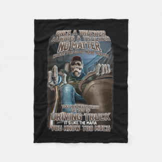 Couverture Polaire Autrefois Un Trucker Toujours Un Cadeau De Trucker