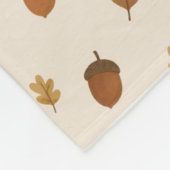 Couverture Polaire Autumn Acorn Pattern Throw Blanket (Coin)