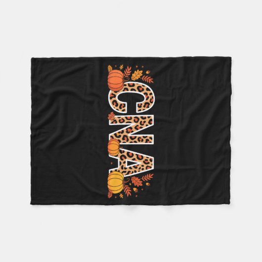 Couverture Polaire Autumn Cna Fall Certified Nursing Istant  (Devant (Horizontal))