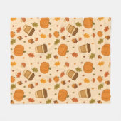 Couverture Polaire Autumn Coffee (Devant (Horizontal))
