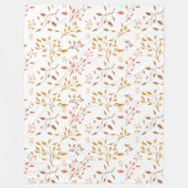 Couverture Polaire Autumn Leaf Cascade – Cozy Fleece Blanket (Devant)