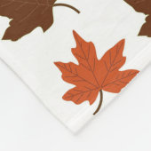 Couverture Polaire Autumn Maple Leaves Pattern (Coin)
