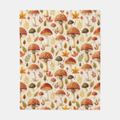 Couverture Polaire Autumn Mushrooms (Devant)
