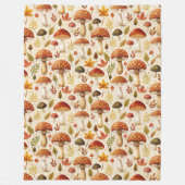 Couverture Polaire Autumn Mushrooms (Devant)