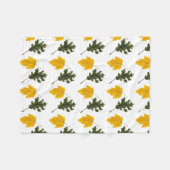 Couverture Polaire Autumn Symmetry Leaf Pattern (Devant (Horizontal))
